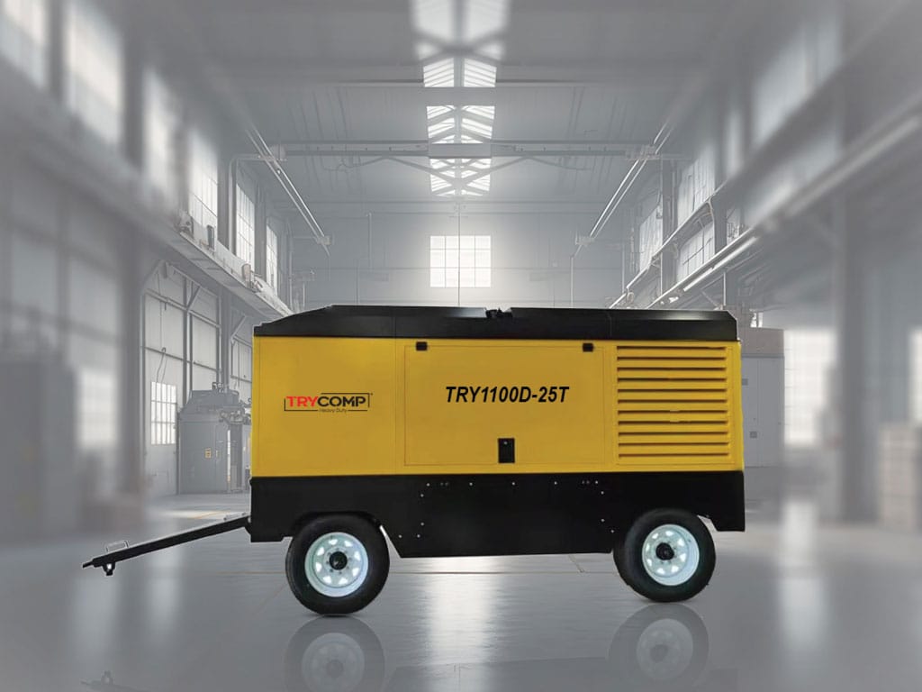 Diesel Double Stage Air Compressor Upto 40 Bar