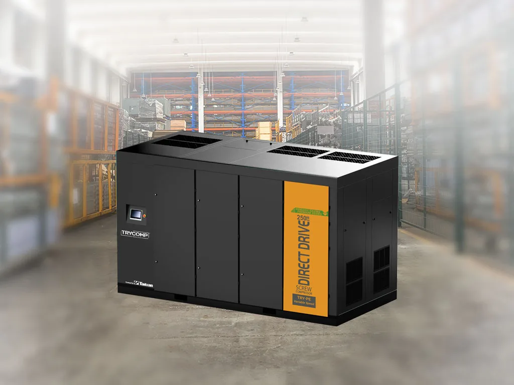 Ultra-High Capacity Two-Stage Screw Air Compressor for Heavy Industrial Operations